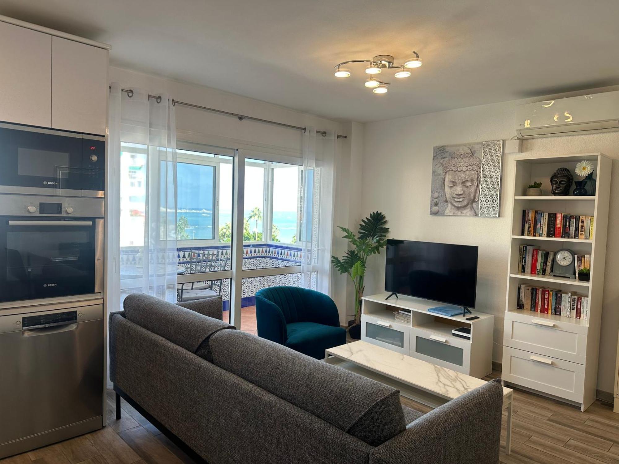 Luxury Beachfront Apartment In Benalmadena Costa מראה חיצוני תמונה